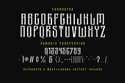 Brigizh Blackletter Display Font, a Blackletter Font by Maulana Creative (Thumbnail 4 of 8)