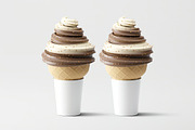 Ice Cream Cup Mockup, a Product Mockup by zpackcreative (Thumbnail 2 of 4)
