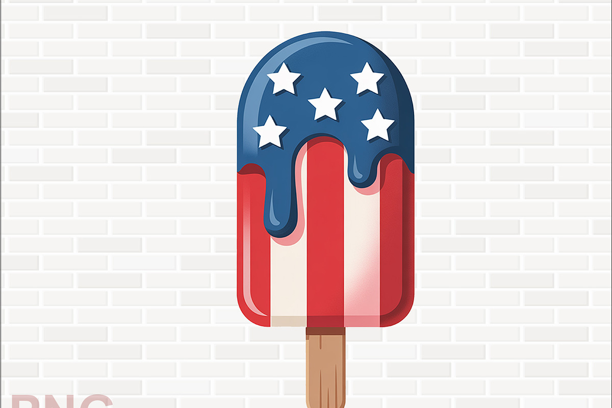 4Th Of July Clipart Bundle, a Texture Graphic by crative8112 (Photo 8 of 8)