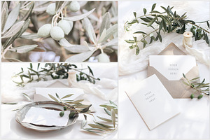 Summer Olive Wedding Mockups, Photos