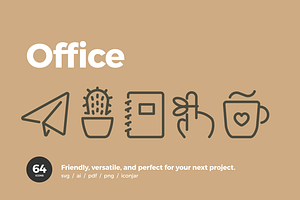 Office Icons Pixi Line