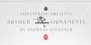 Arthur Ornaments, a Symbol Font by Andreas Stötzner (Thumbnail 1 of 6)