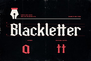 Emotica – Blackletter Romance Font, a Serif Font by Drizy (Thumbnail 3 of 10)