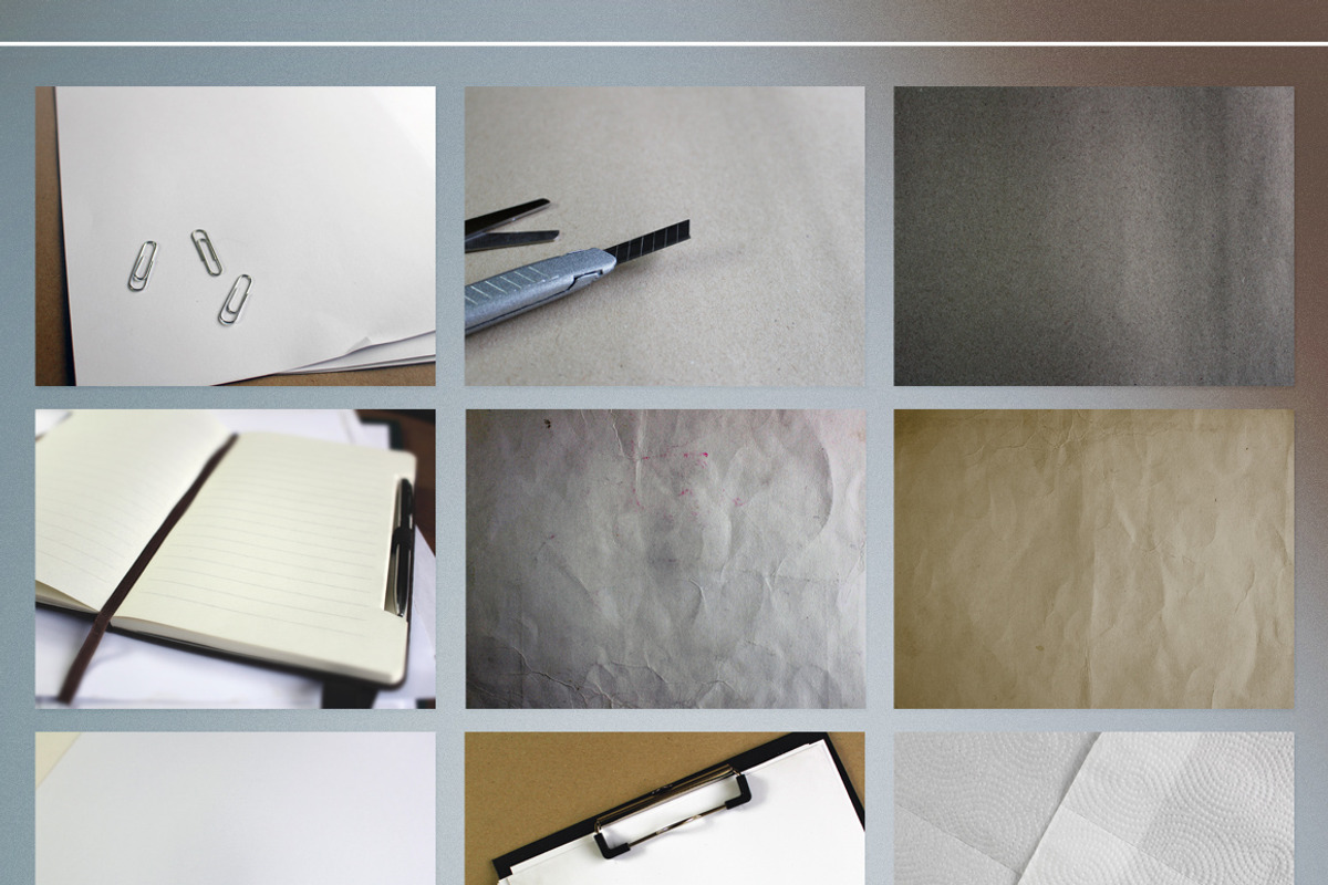 Paper Textures Backgrounds Set, a Texture Graphic by Backgrounds Store