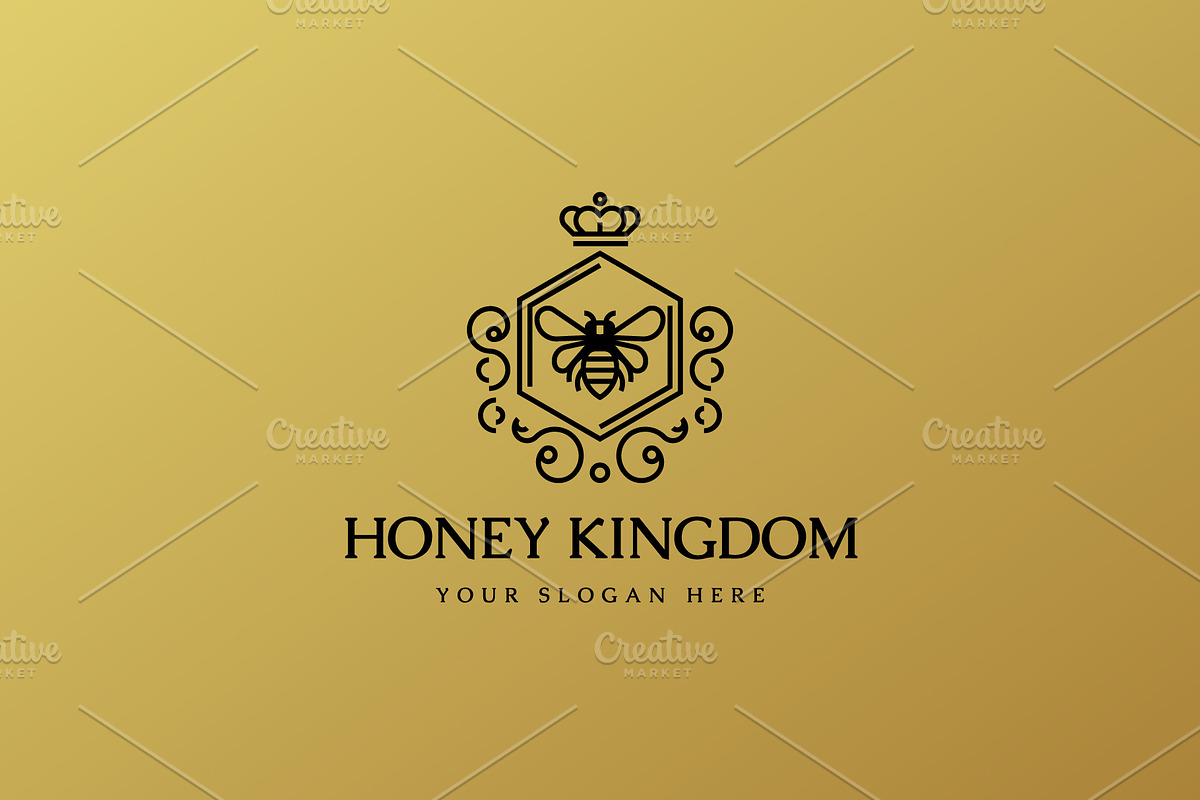 Honey Kingdom Logo, a Branding & Logo Template by Pixes (Photo 1 of 4)