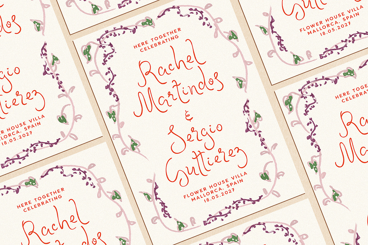 Swirly Letters Whimsical Font Duo, a Handwritten Font by Ayya Studio (Photo 10 of 15)