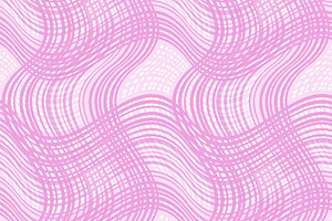Wavy Pink and White Geo Plaid, a Pattern Graphic by Sharon Schwalbe