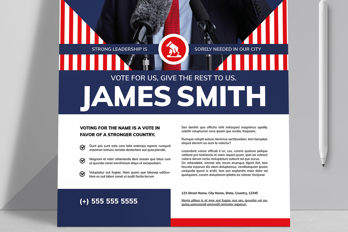 Flyer Template, a Flyer Template by MightyDesign (Photo 3 of 6)