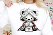 Whimsical Christmas Teddy Bear Clip, an Animal Illustration by SVGArt (Thumbnail 7 of 9)