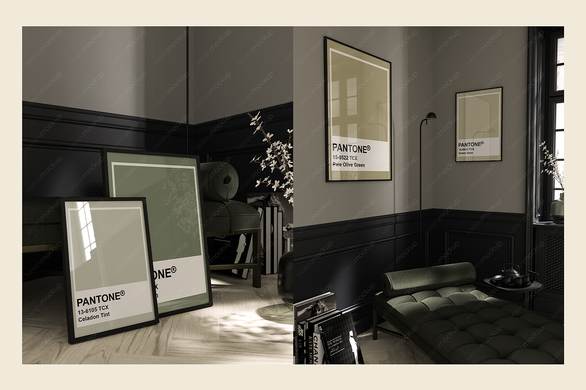 Premium Bundle of 9 Frame Mockups, a Mockup by Merien Mockup (Photo 6 of 7)