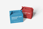 Takeaway Box Mockup, a Product Mockup by MrLetters (Thumbnail 4 of 5)