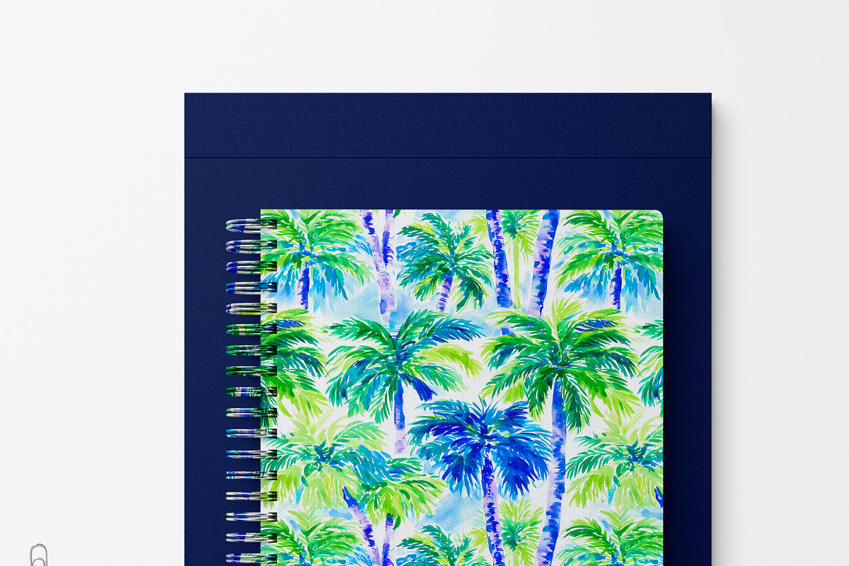 Seamless Preppy Palm Tree Patterns, a Pattern Graphic by The Preppy Artist (Photo 11 of 11)