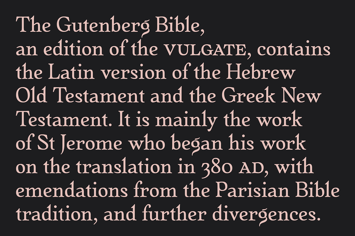Quietism Variable font, a Serif Font by Michael Rafailyk (Photo 6 of 9)