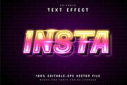 40 Neon text effect editable Vol 2, a Plug-in Add-On by Aglonemadesign (Thumbnail 8 of 25)