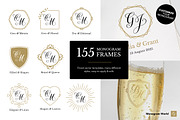 155 Frames for Wedding Monograms, a Decorative Illustration by Monogram World (Thumbnail 1 of 17)