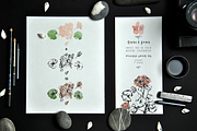 Black&White Flowers - Ink floral set, an Illustration by Graphic Republic (Thumbnail 4 of 5)