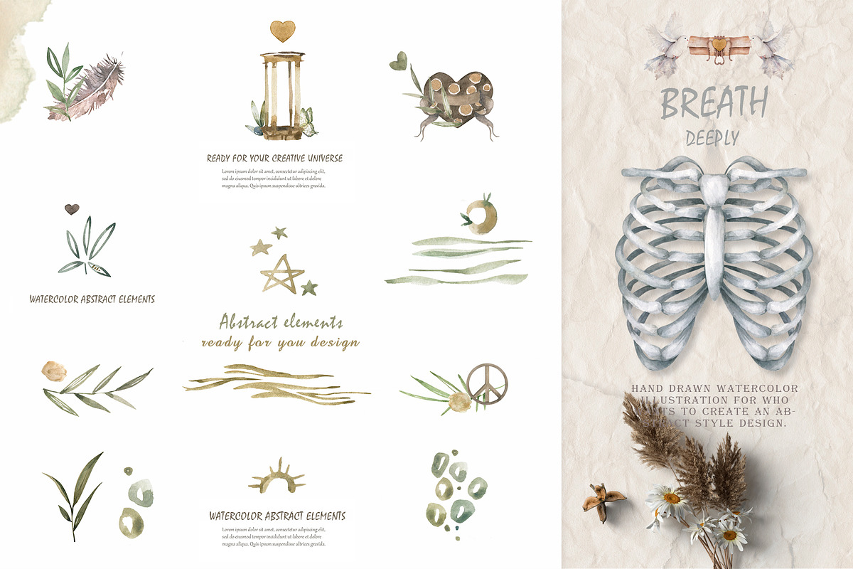 Dove Peace and Love Vibration Set, an Illustration by Ann Art Houze (Photo 9 of 16)