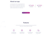 Spacey – HTML App Landing Page, a Bootstrap Template by DesignWP (Thumbnail 2 of 7)