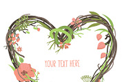 'Hearts in bloom' vector set, a Decorative Illustration by Cheeba Ribba Designs (Thumbnail 2 of 4)