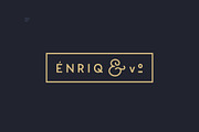 ENRIQ - Elegant Sans Serif Font, a Sans Serif Font by Kaligra.co (Thumbnail 5 of 11)