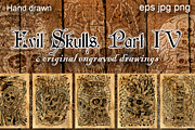 Evil skulls part 4, an Illustration by Samiramay (Thumbnail 1 of 6)