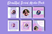 Beautiful Social Media Pack, a Templates & Theme by CosmicMedium (Thumbnail 4 of 19)