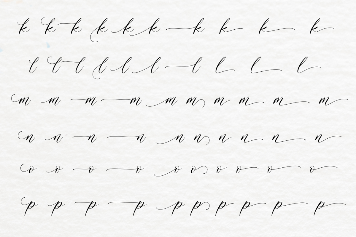 Romantic Lovely - Calligraphy Font, a Script Font by Sronstudio (Photo 5 of 23)