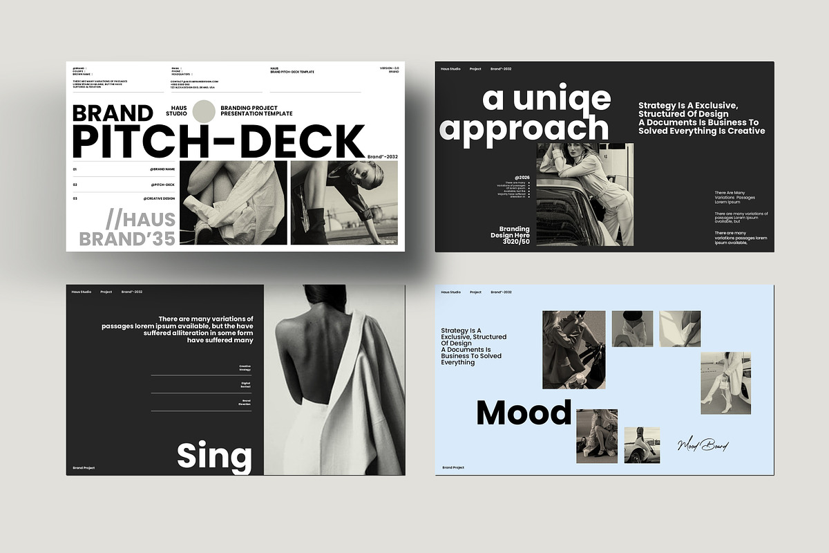 HAUS | Brand Pitch-Deck Presentation, a Presentation Template by Slide-Agency (Photo 10 of 10)