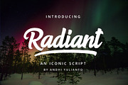 Radiant Script, a Script Font by great19 (Thumbnail 11 of 11)