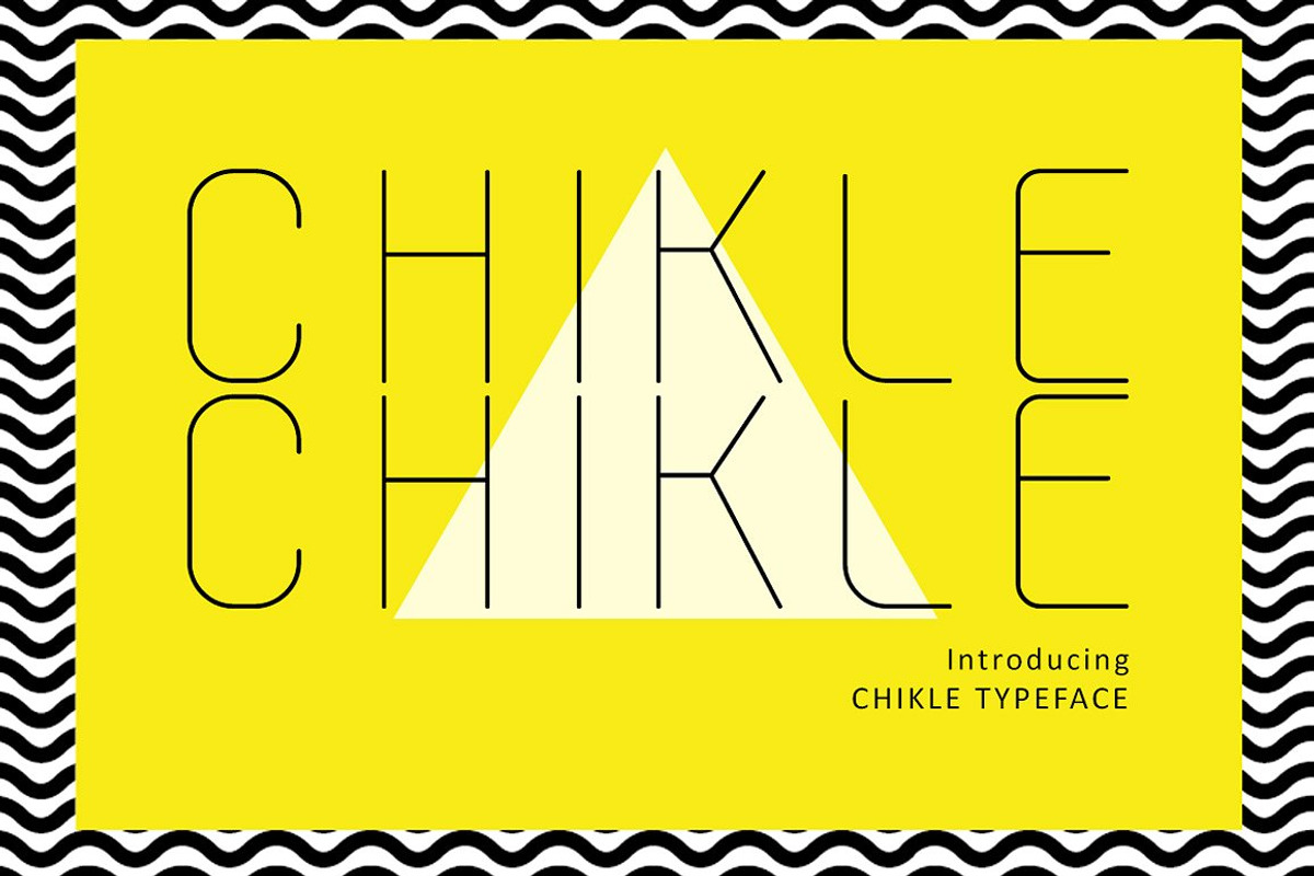 Chikle Chikle Typeface Fonts
