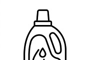 42 Laundry Essentials Icon Set, an Outline Icon by adenpinkstore (Thumbnail 14 of 18)