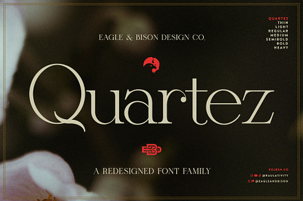 Quartez - A Redesigned Font Family