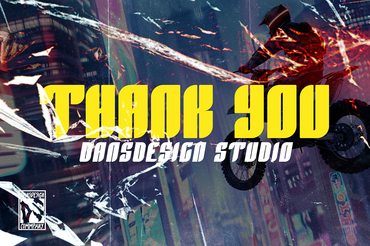 Soulneo Display Y2k Typeface Font, a Sans Serif Font by dansdesign (Photo 12 of 12)