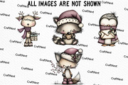Whimsical Christmas Clipart Bundle, an Illustration by Craft Nest (Thumbnail 4 of 5)