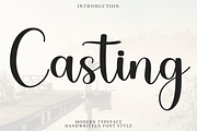 Casting, a Handwritten Font by FreshTypeINK (Thumbnail 1 of 8)
