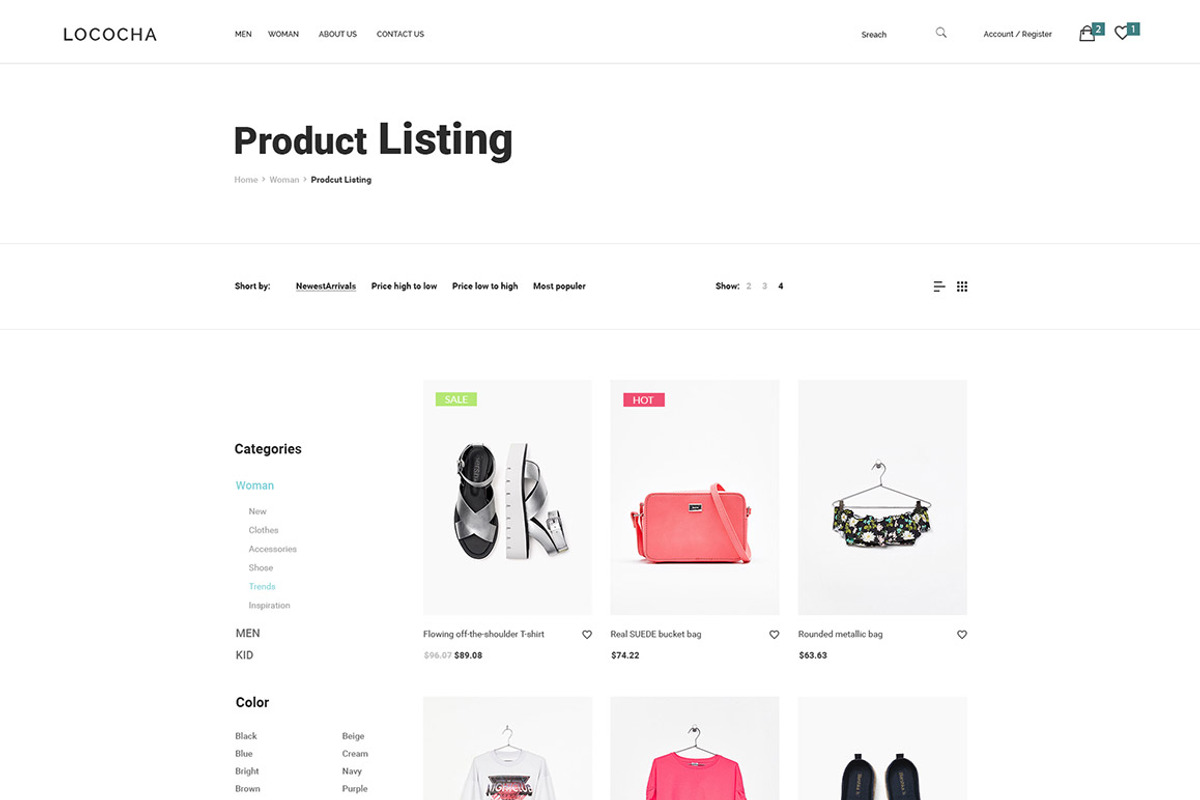 Lococha - PSD Template for Fashion, a Websites & App Template by Digipieces (Photo 11 of 16)