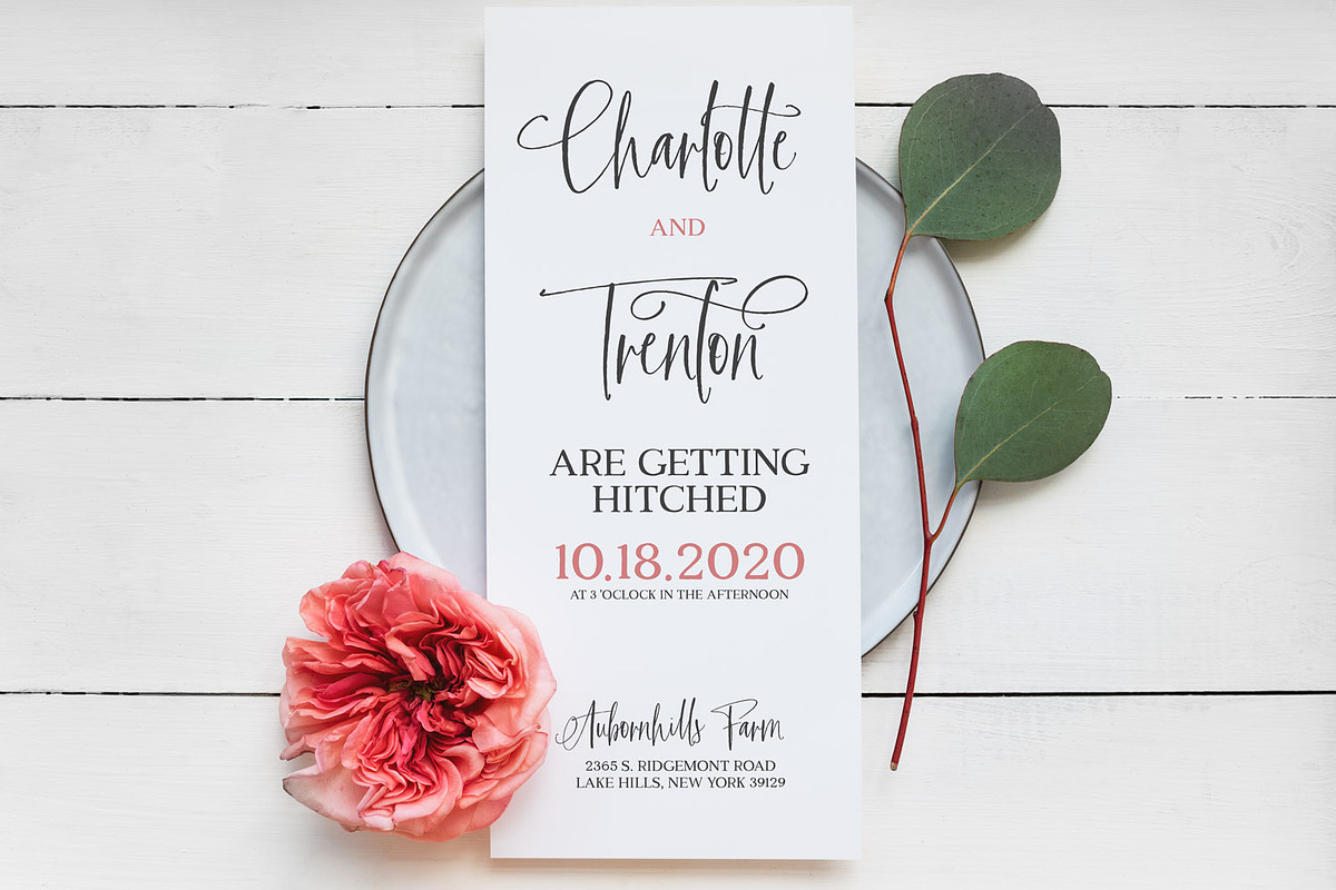 Cottonwood Market Typeface, a Script Font by Callie Rian & Co. (Photo 13 of 18)