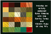 Retro 70s Pattern Brush Kit w Font, a Brush Add-On by Willow & Wheat (Thumbnail 4 of 5)