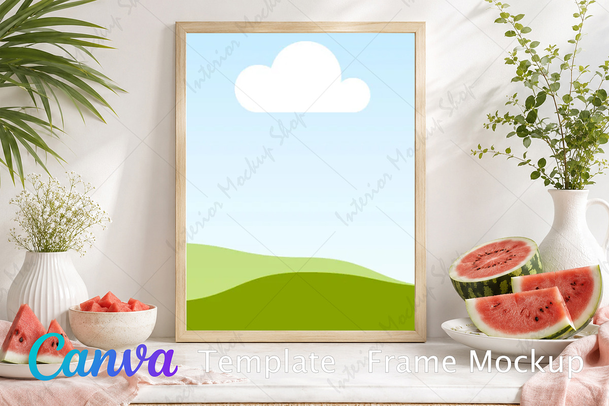 Frame Mockup PSD JPG PNG, a Household Mockup by Mockup Shop (Photo 3 of 3)