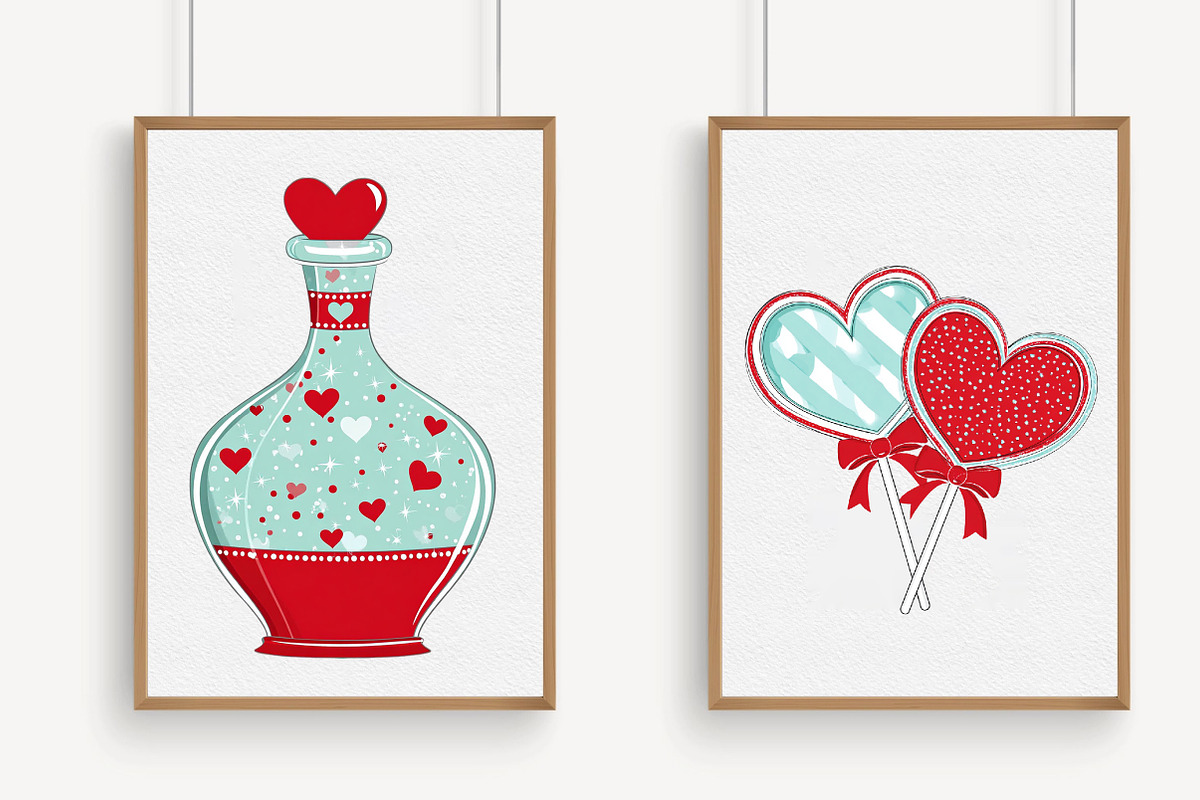 Valentine Love Clipart, an Illustration by Libby Wishes (Photo 3 of 5)