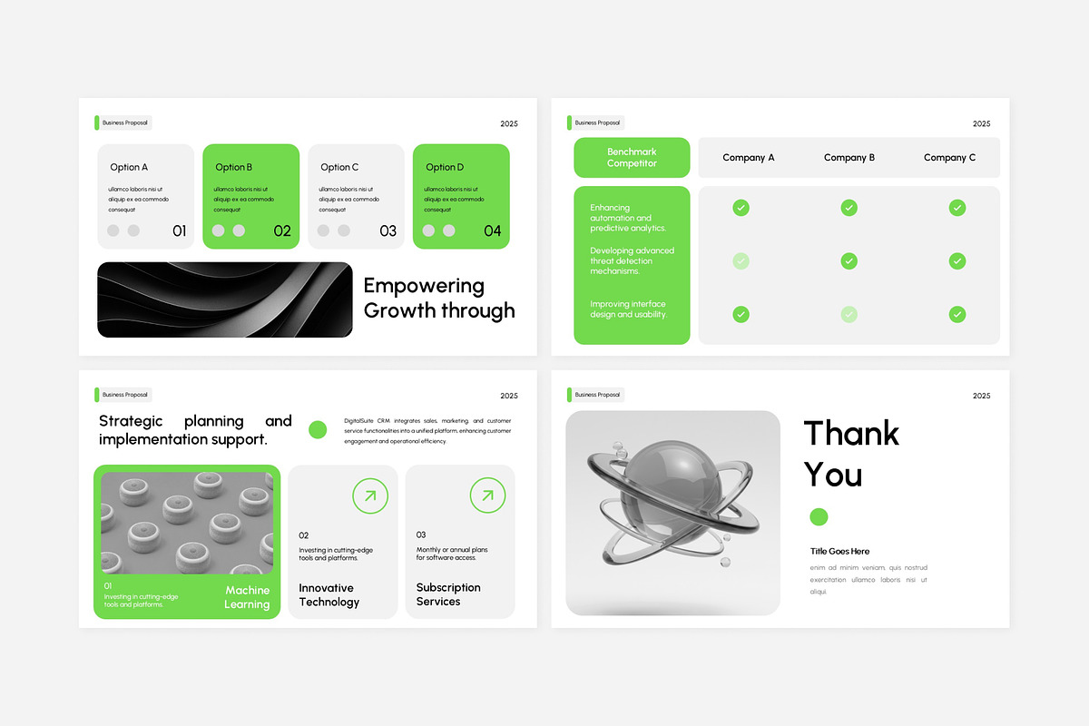 Minimalist Business Proposal Deck, a Presentation Template by Eklip Studio (Photo 5 of 6)