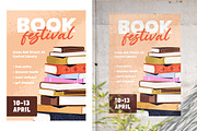 Book piles for reading set + posters, an Object Illustration by PaperTrident (Thumbnail 3 of 5)