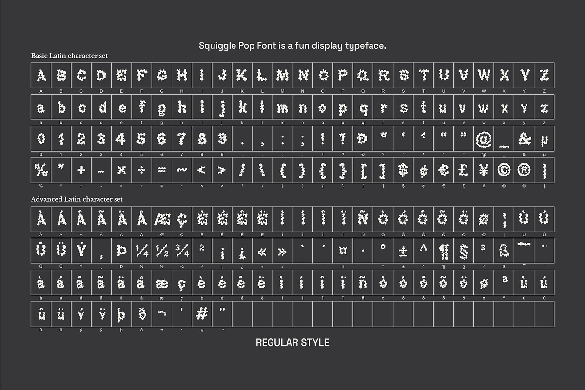 Squiggle Pop Font - Fun Display Type, a Handwritten Font by softulka (Photo 4 of 9)