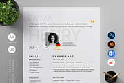 Minimal Resume, a Resume Template by Reuix Studio (Thumbnail 1 of 5)