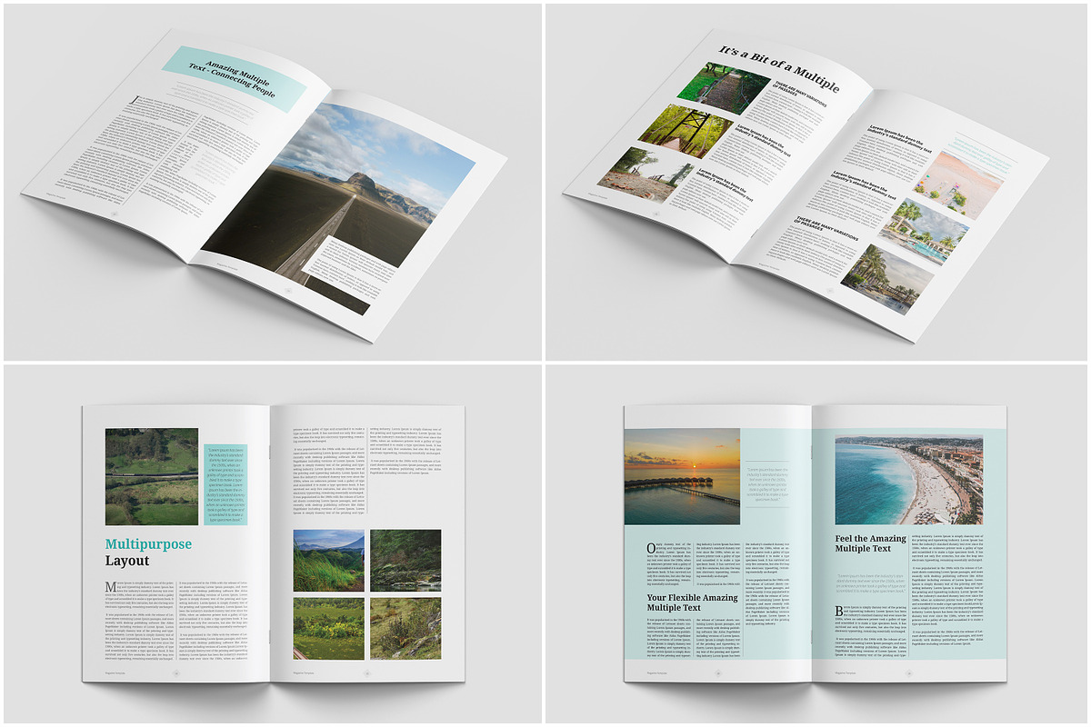 Multiple Magazine Layout, a Magazine Template by Amit Debnath