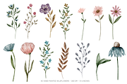 Painted Watercolor Flowers Clipart, a Decorative Illustration by Murphy & Frank (Thumbnail 2 of 8)