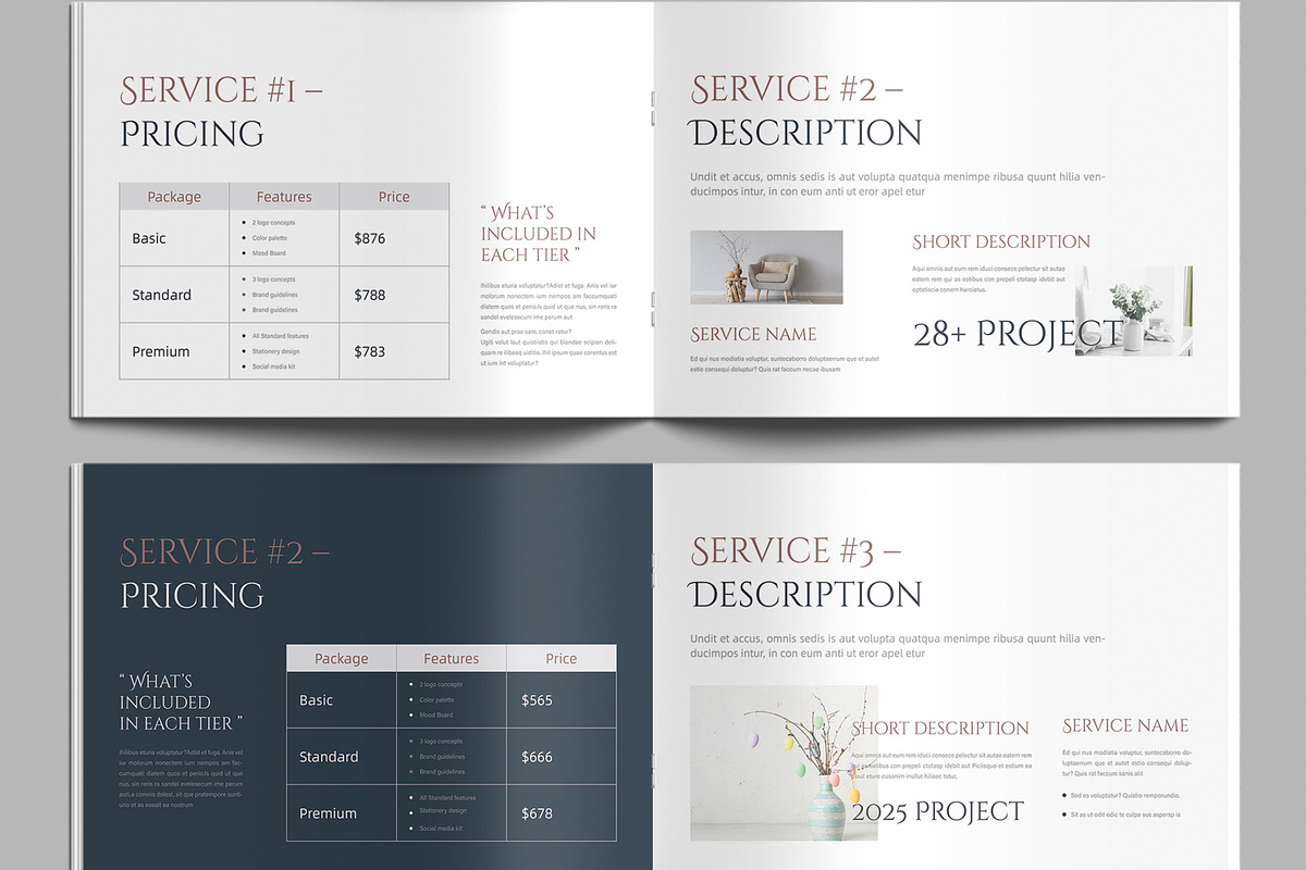 Services and Pricing Guide Book, a Brochure Template by MightyDesign (Photo 4 of 9)