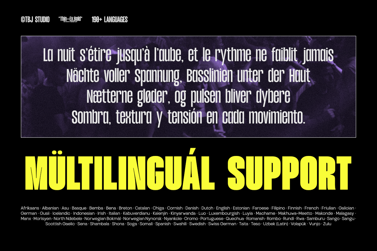 TBJ Margin Condensed – Strong Bold, a Font by Taboja Studio (Photo 6 of 15)