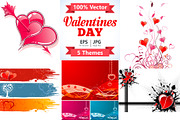 Happy Valentines Day Concepts, a Decorative Illustration by TAlex (Thumbnail 1 of 6)