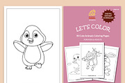 30 Cute Animals Coloring Pages, an Animal Illustration by Design Unique (Thumbnail 4 of 5)
